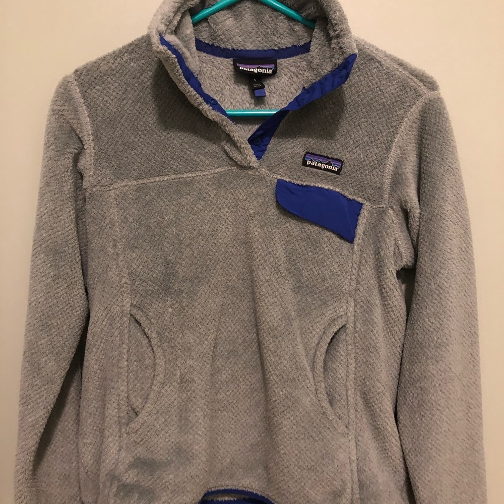 GRAY WOOL PATAGONIA SWEATER!